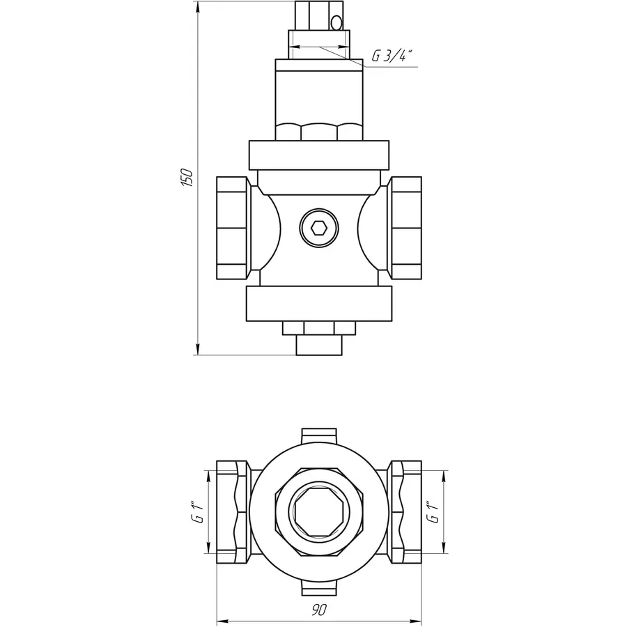 Редуктор ITAP 1 "RINOX 143