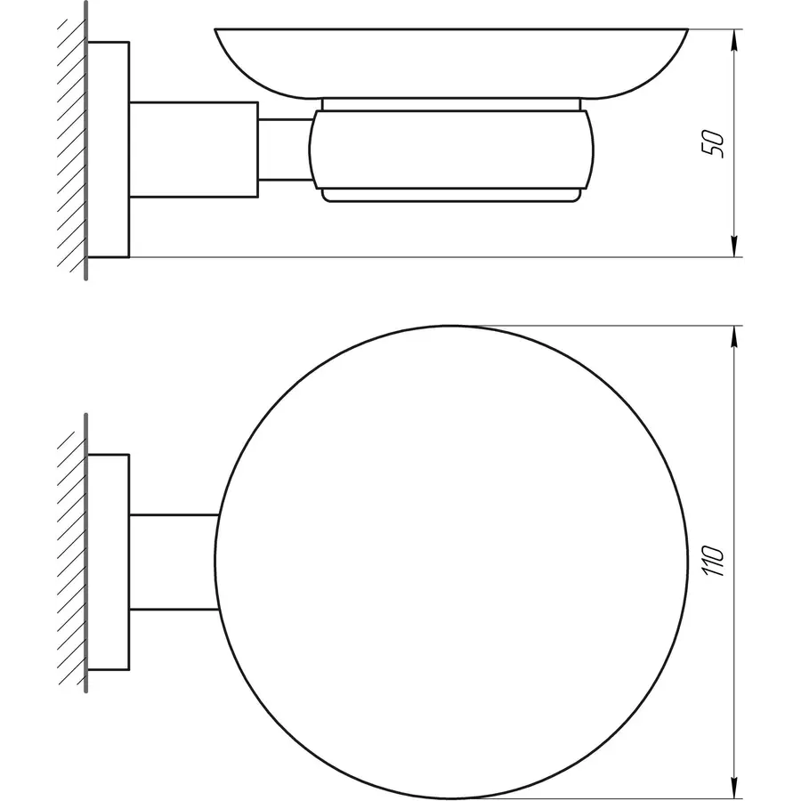 Мильниця Perfect Sanitary Appliances SP 8122