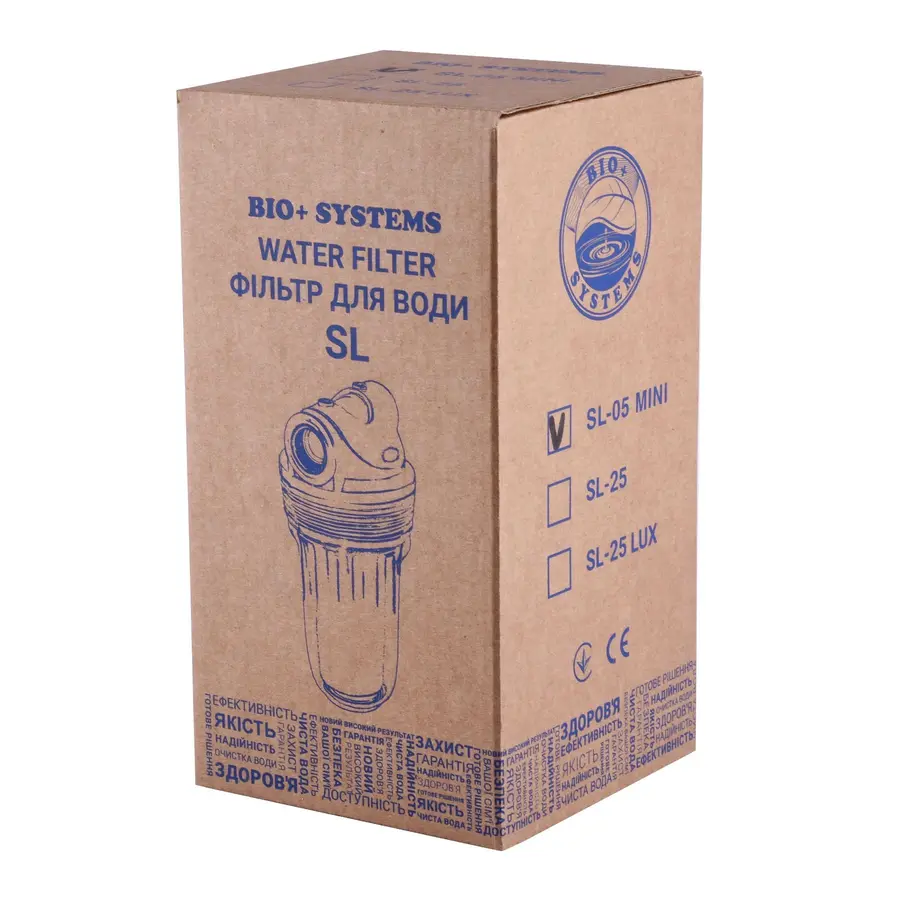 Фильтр-колба "Мини" с ЧП картриджем Bио + systems SL05