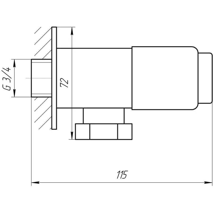 Кран-дозатор для унитаза TREMOLADA ТREMO-472