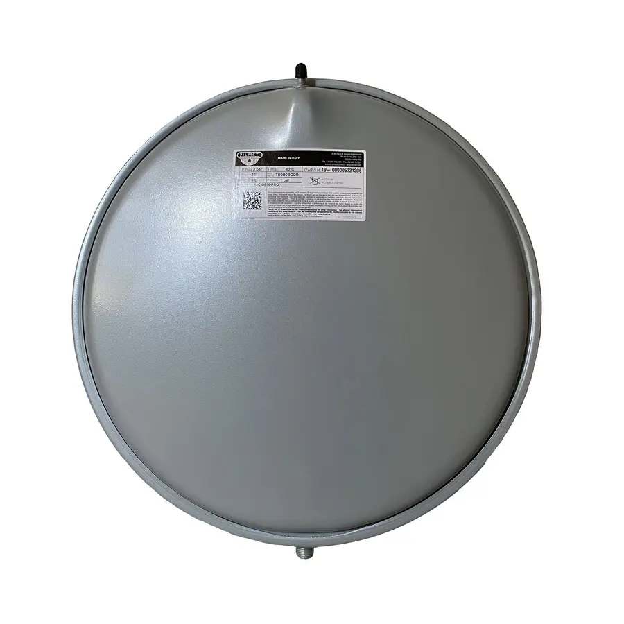 Бак Zilmet oem-pro для монтажу в котли плоский Арт. 521 6л 3bar D. 392 СІРИЙ 3/8″ ( 13C0000603 )
