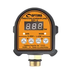 Електронне реле тиску Optima EP-1 з захистом сухого ходу