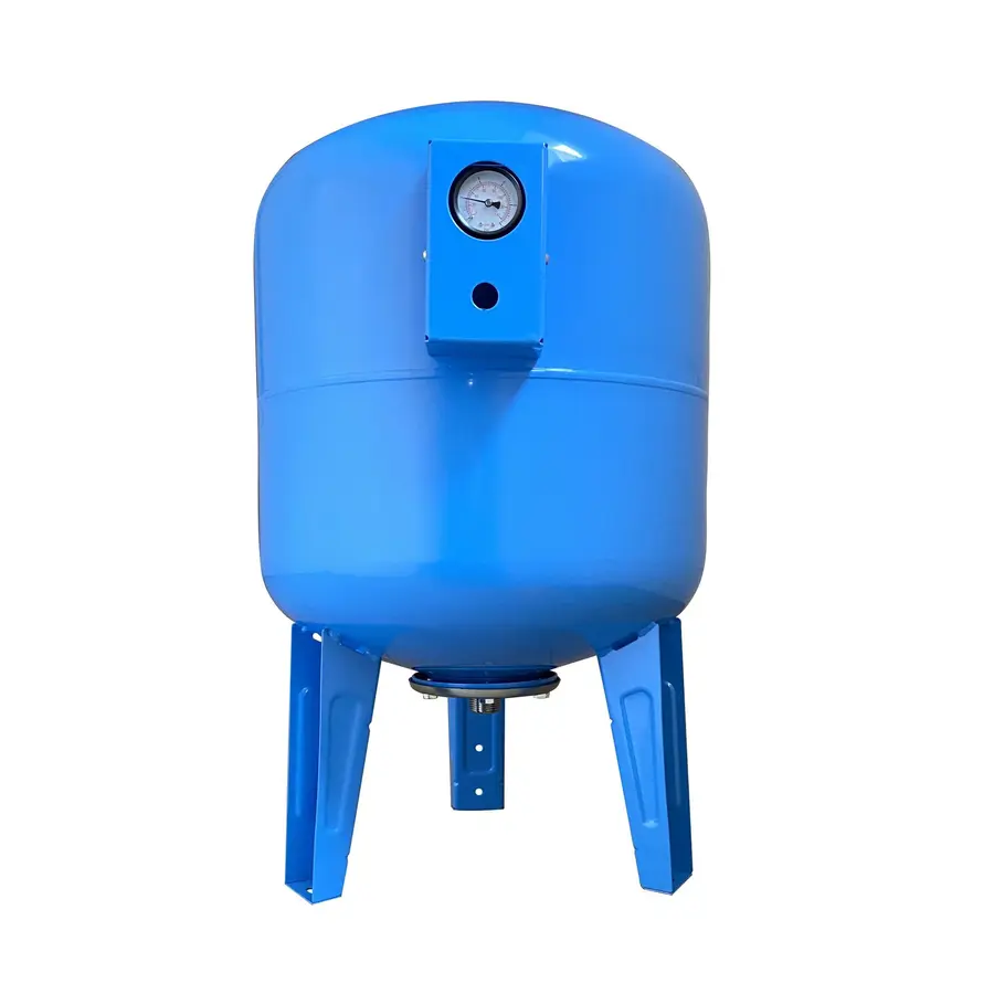 Гидроаккумулятор 80л VOLKS pumpe 10bar верт. (С манометром)