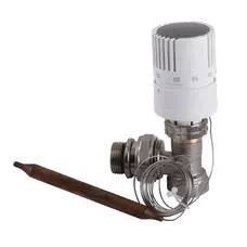 Вузол пiдмiшування з термоголовкою ECO 01A-5 3/4″х3/4″ кутовий