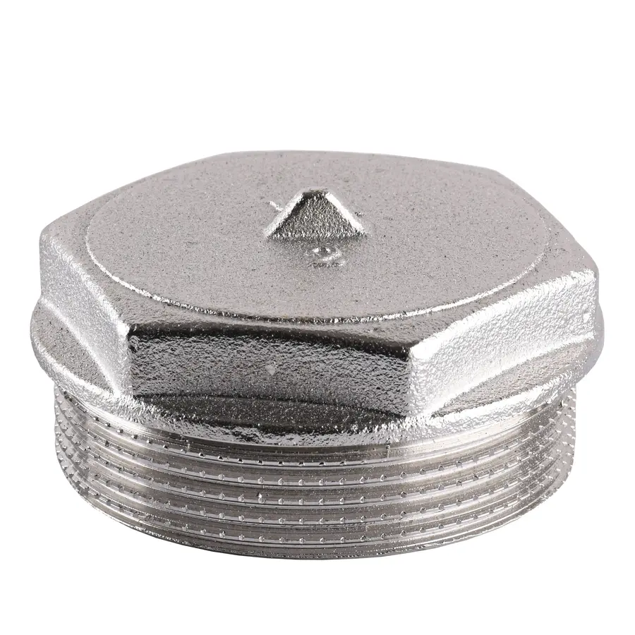 Заглушка нікельована 2″ЗР штампована А1096А(нк)