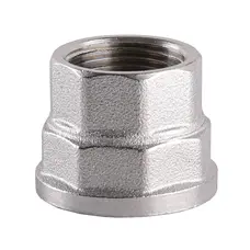 Муфта редукційна нікельована 1″ВР х 3/4″ВР штампована восьмигранна А0332А(нк) VA