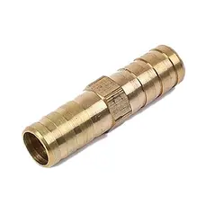Трубка з'єднувальна пряма латунна 8мм х 8мм ливарна 1633Б