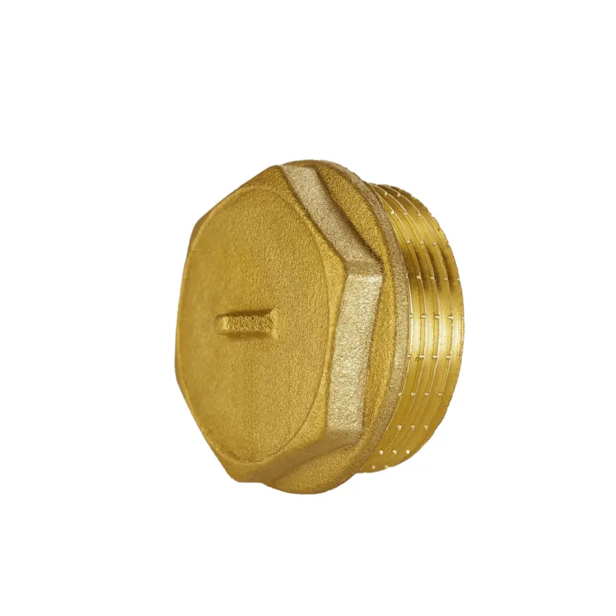 Заглушка латунна 2″ЗР штампована А1096А