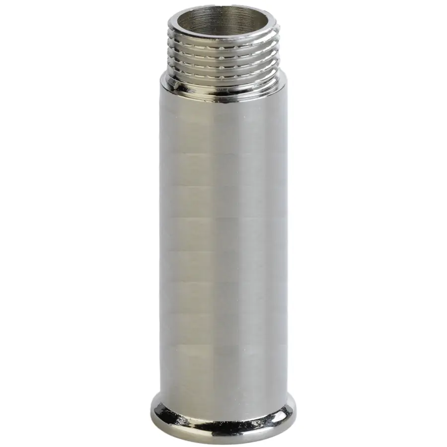 Подовжувач хромований 1/2″ х 50мм штампований з буртом А3507Ахр