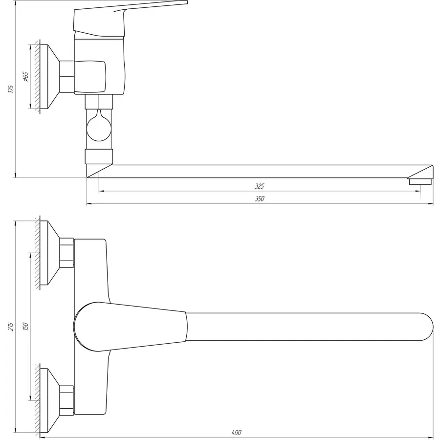 Смеситель для ванны DOMINO BLITZ DBC-108