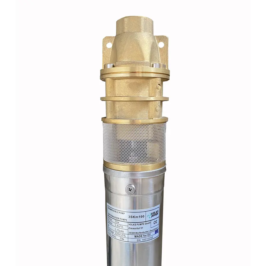 Насос свердловинний вихровий VOLKS pumpe 3SKm100 0,75кВт + кабель 15м + пульт