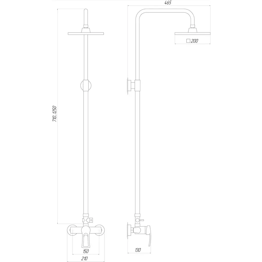 Душова система Globus Lux SEVA GLSV-0088