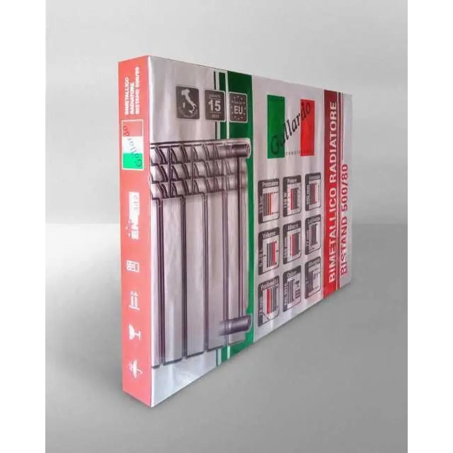 Радіатор біметалевий секційний GALLARDO BISTAND 500/80 (кратно 10)