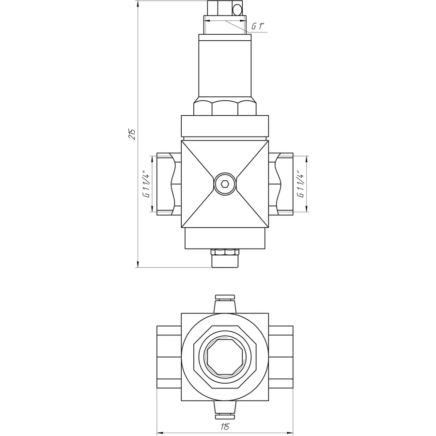 Редуктор ITAP 1 1/4″ RINOX 143