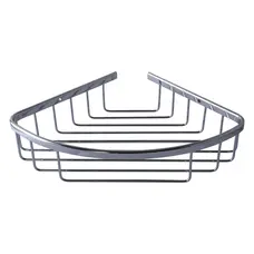 Полочка в душевую TOPAZ 4114- угловая Одинарная латунь (124 * 124 * 55мм)