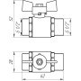 Кран шаровой прямой PROFESSIONAL 1/2 "ЗЗ КБ PN40 QP153