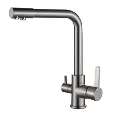 Змішувач для кухні під осмос Globus Lux LAZER GLLR-0444-8-STSTEEL