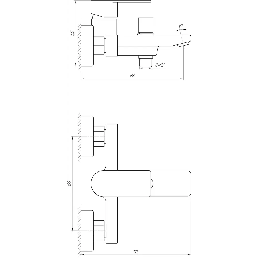Змішувач для ванни TOPAZ SARDINIA TS 08131-H19