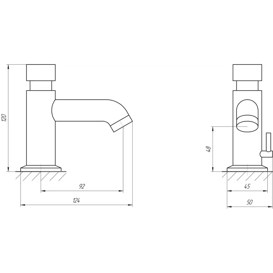Змішувач-дозатор для умивальника TOPAZ TP-0302