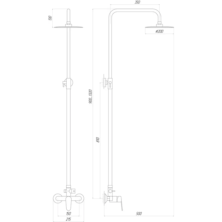 Душевая система TOPAZ ZARA TZ 13702-H37