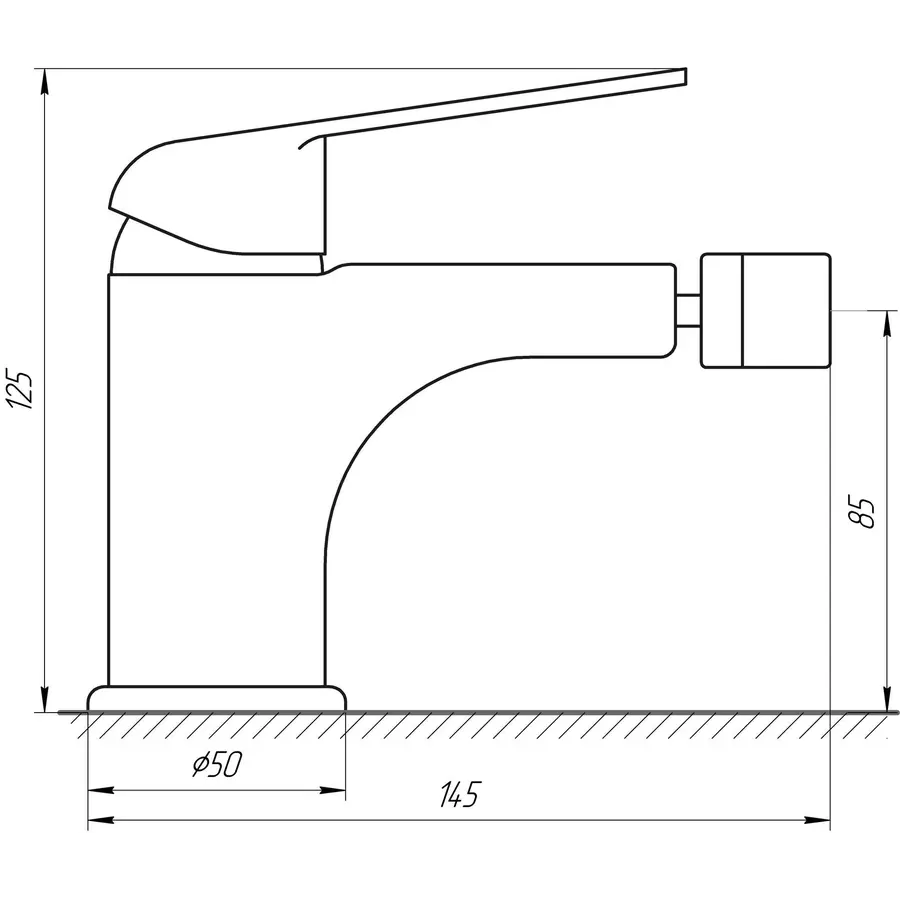 Змішувач для біде Globus Lux Koln GLK-0106