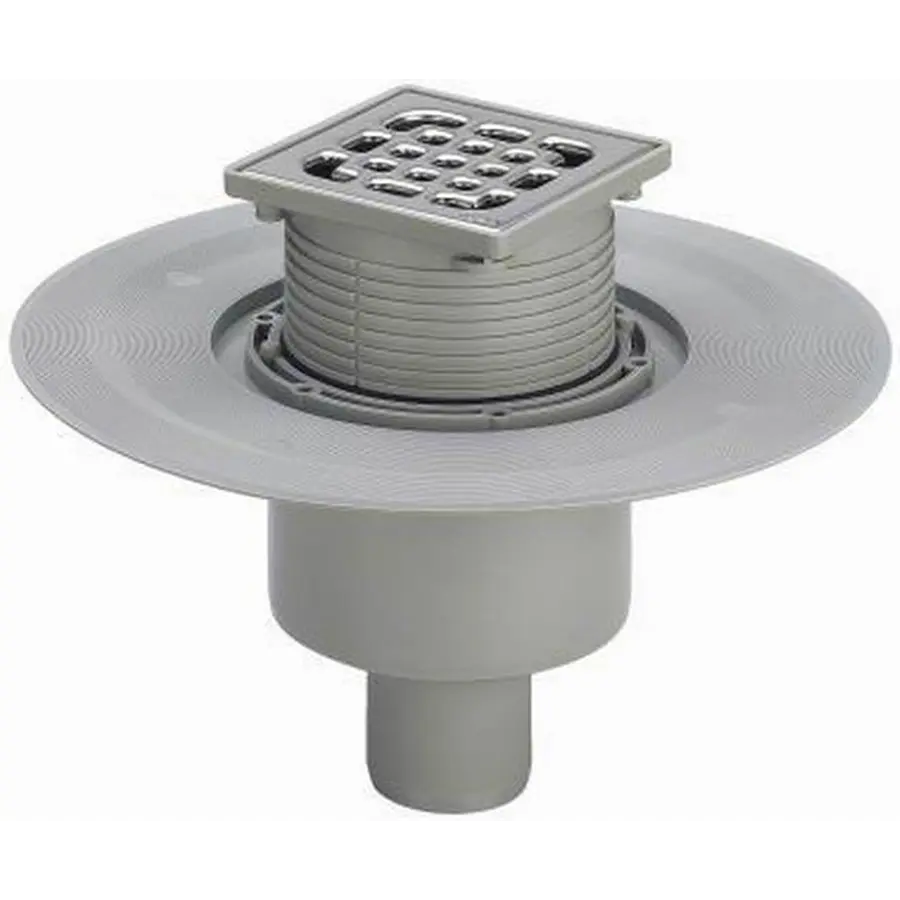 Трап VIEGA ф50 нерж. решiтка 150*150 з сифоном VIEGA 557188 (284862)