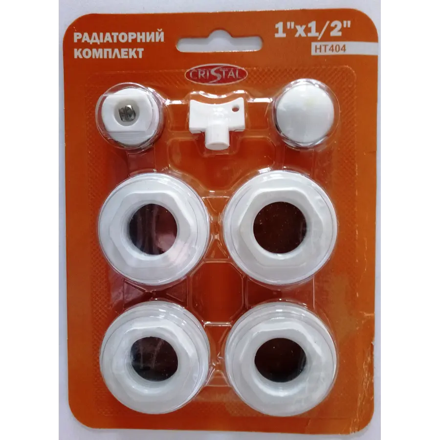 Комплект футорок секційного радіатора CRISTAL NR-2011 1/2″ (HT 404)