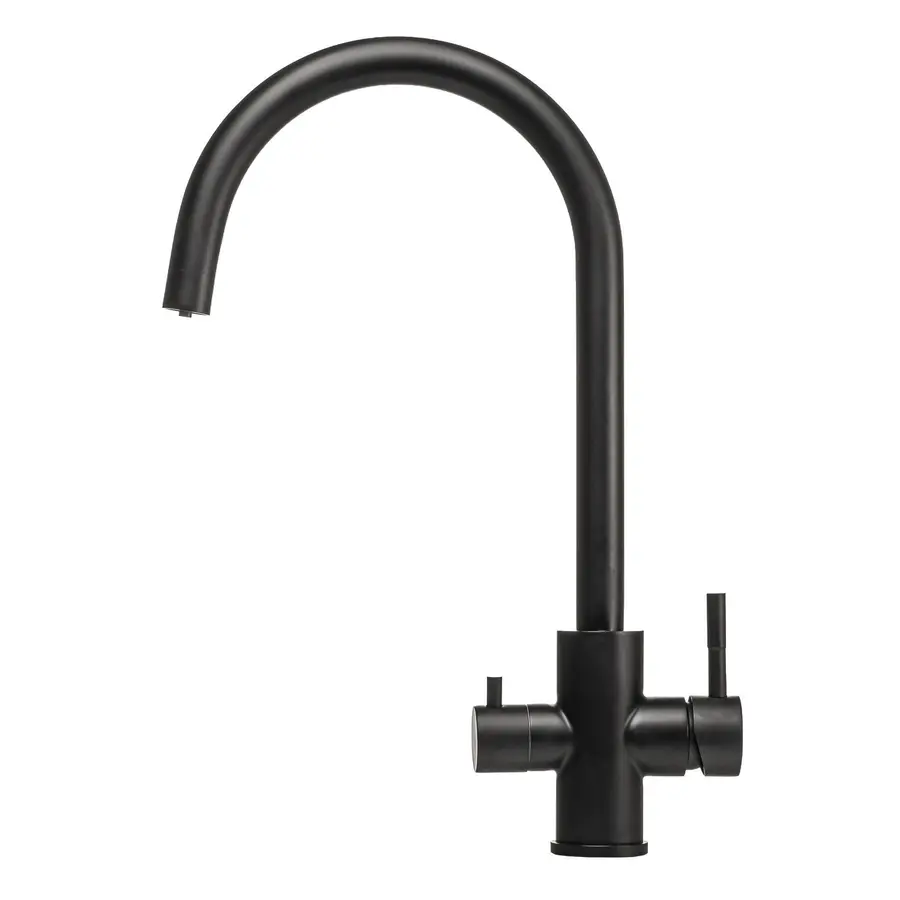 Смеситель для кухни под осмос Globus Lux ALPEN SUS-0333-BB черный