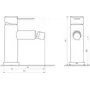 Смеситель для биде Globus Lux WIEN SBT2-106