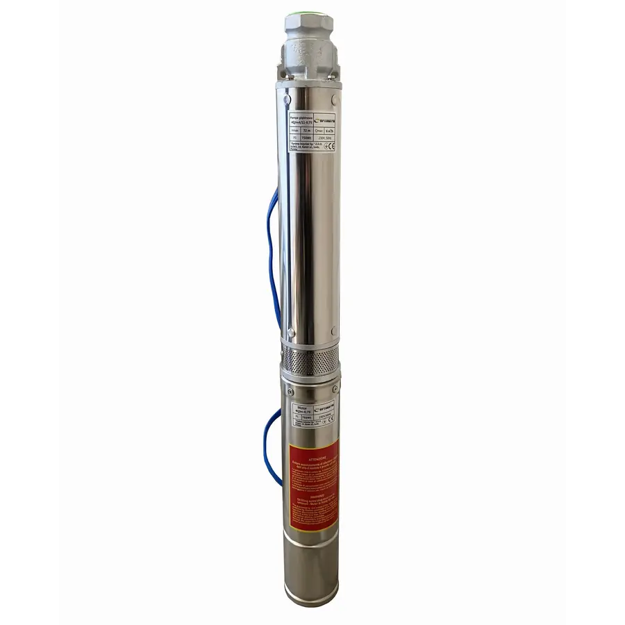 Насос свердловиний з підвищеною стійкістю до піску OPTIMA PM 4QJm4/11 0,75 кВт 81м + 1,5 м кабель