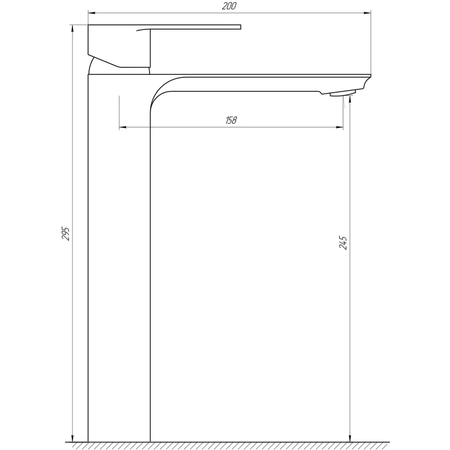 Змішувач для умивальника Globus Lux Niagara GLN-0201