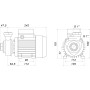 Насос вихревой KF-4 0,75 кВт SAER (3,0 м3 / ч, 76 м) однофазный