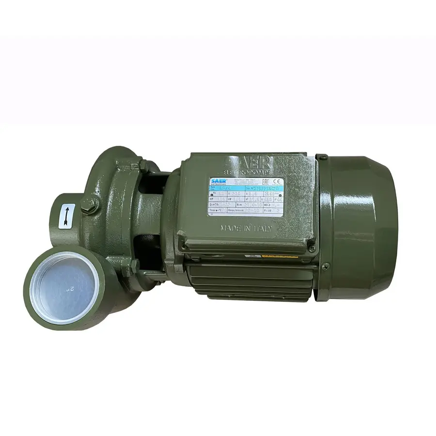 Насос центробежных BP-4 1,1 кВт SAER (32,0 м3 / ч, 22 м) однофазный