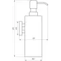 Дозатор жидкого мыла Globus Lux SS 8432