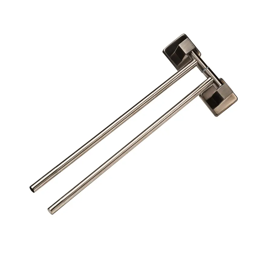 Держатель полотенец SQ9431-2 - Квадро Двойной возвратной 45см-НЕРЖ-SUS304- (Globus Lux)