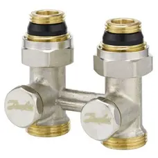 Вузол нижнього підключення панельного радіатора Danfoss RLV-KS прямий вентильний 3/4"