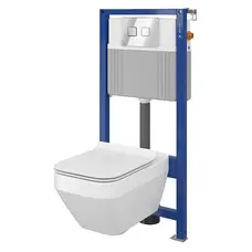 CET Cersanit B210 ІНСТ СИС-МА AQUA 52 PNEU S QF CREA SQUARE дюр. SLIM ліфт ACCENTO SQUARE хром блиск