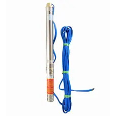 Насос свердловинний з підв, стійк, до піску 3″ OPTIMA 3SDm1,8/15 0,37 кВт 61м +пульт+кабель 40м NEW