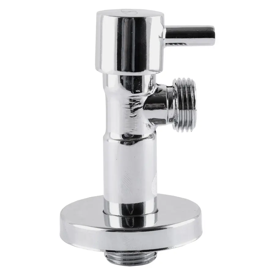 Кран напівобертовий кутовий SOLOMON 1/2″х1/2″ Lazer 7076