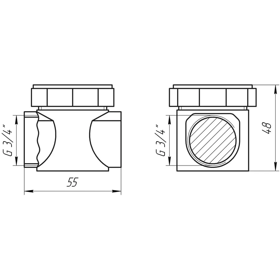 Фильтр грубой очистки для газа SOLOMON 3/4 "F8016