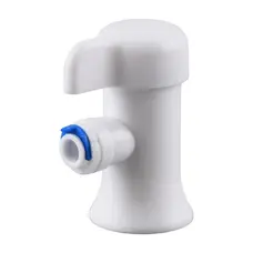 Кран на бачок зворотного осмосу керамич. (білий) ST035A