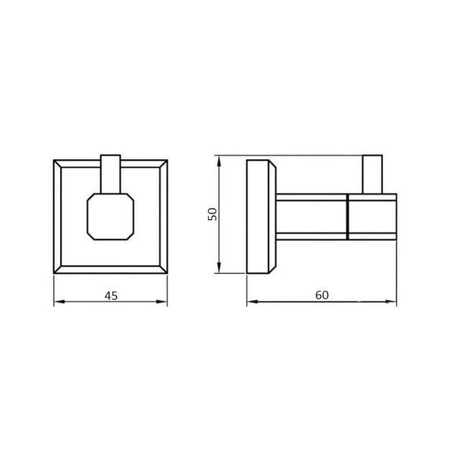 Гачок Perfect Sanitary Appliances KB 9915