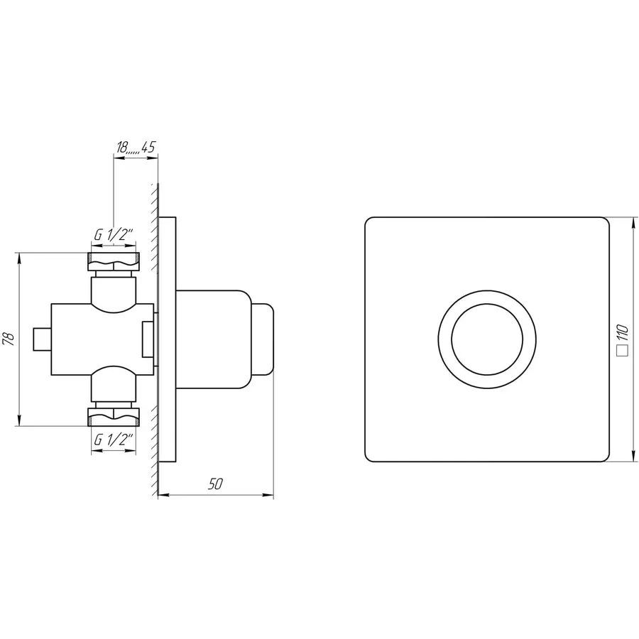 Кран-дозатор для пісуара та душа TREMOLADA ТREMO 467