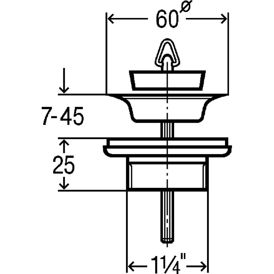 Клапан универсальный 11/4 VIEGA 111847