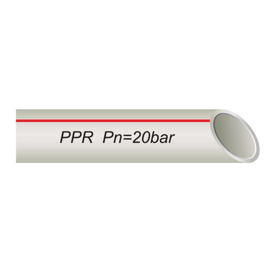 Труба VSplast PPR-AL-PIPE ф20 с алюминиевой фольгой (красные буквы на упаковке)