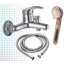 Смеситель для ванны Globus Lux Fitnes GI-102 + воронка с фильтром SFH-01