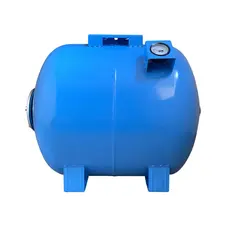 Гідроакумулятор 80л VOLKS pumpe 10bar гор. (з манометром)