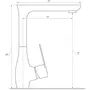 Змішувач для кухні DOMINO TORINO DTO-203LG