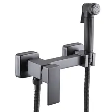 Змішувач гігієнічний Globus Lux Niagara GLN-5-106MIX-Graphite