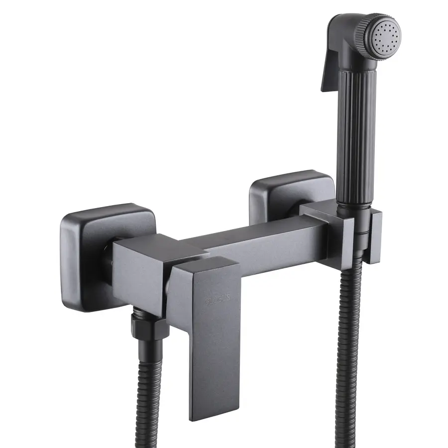 Змішувач гігієнічний Globus Lux Niagara GLN-5-106MIX-Graphite